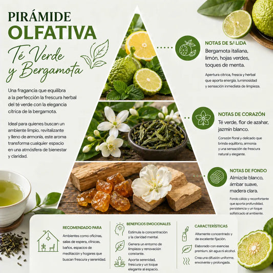 Aroma Té verde y Bergamota