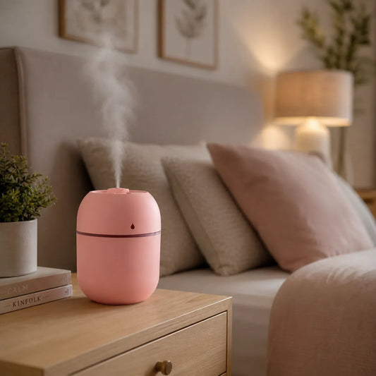 Humidificador Aromático USB 220 ml Rosado